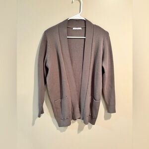 Staccato army green Ribbed Knit Sweater